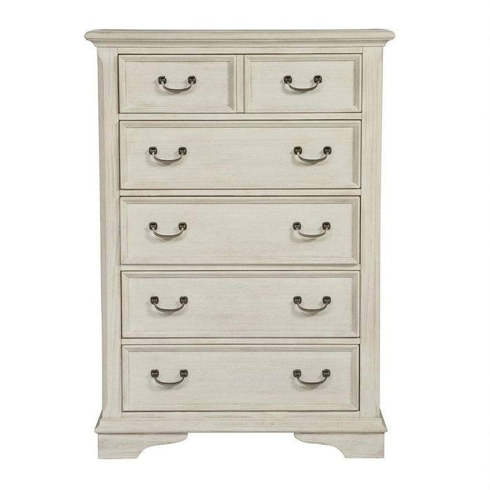 Liberty Funiture Bayside Drawer Chest in Antique White