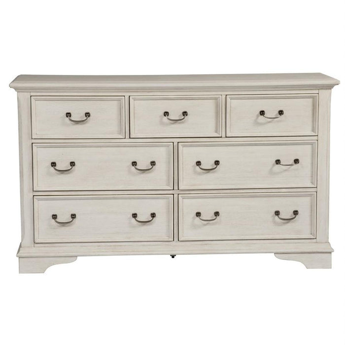 Liberty Funiture Bayside Drawer Dresser in Antique White