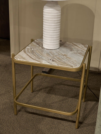 Manor Stone End Table - Williston Home Furniture (Williston, FL)