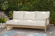 Carter Hall Outdoor Sofa with Cushion - Williston Home Furniture (Williston, FL)