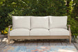 Carter Hall Outdoor Sofa with Cushion - Williston Home Furniture (Williston, FL)