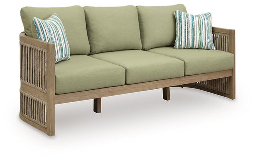 Serena Shores Outdoor Sofa with Cushion - Williston Home Furniture (Williston, FL)