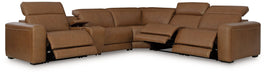 Magic Man 5-Piece Power Reclining Sectional - Williston Home Furniture (Williston, FL)