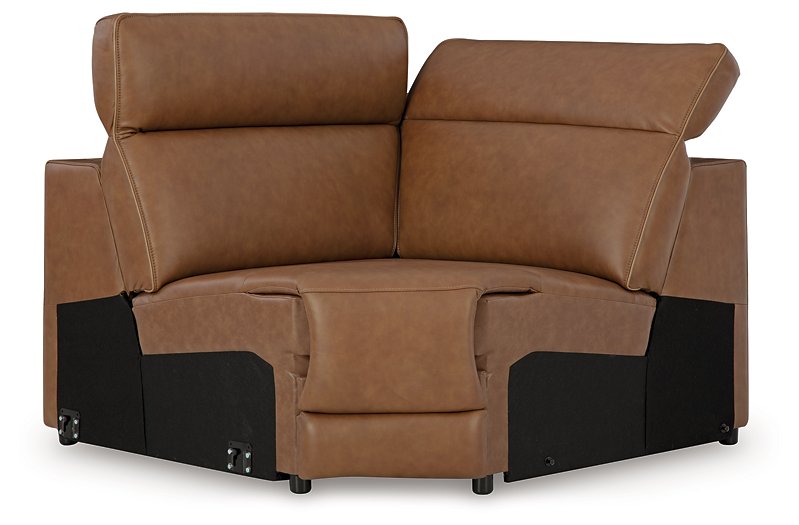 Magic Man 5-Piece Power Reclining Sectional - Williston Home Furniture (Williston, FL)