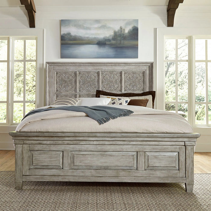 Heartland King Opt California Panel Bed, Dresser & Mirror image